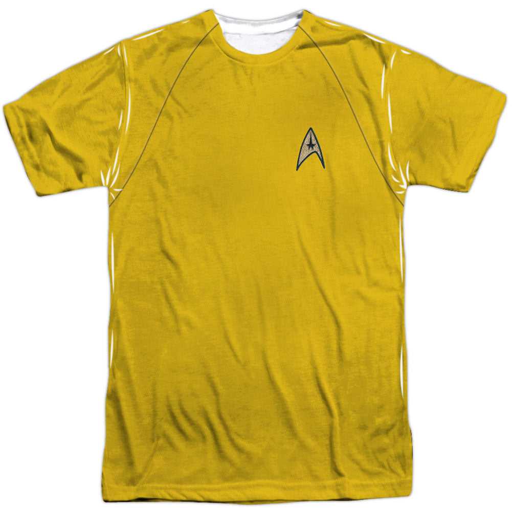 Star Trek Tos Command Uniform Sublimation T-shirt