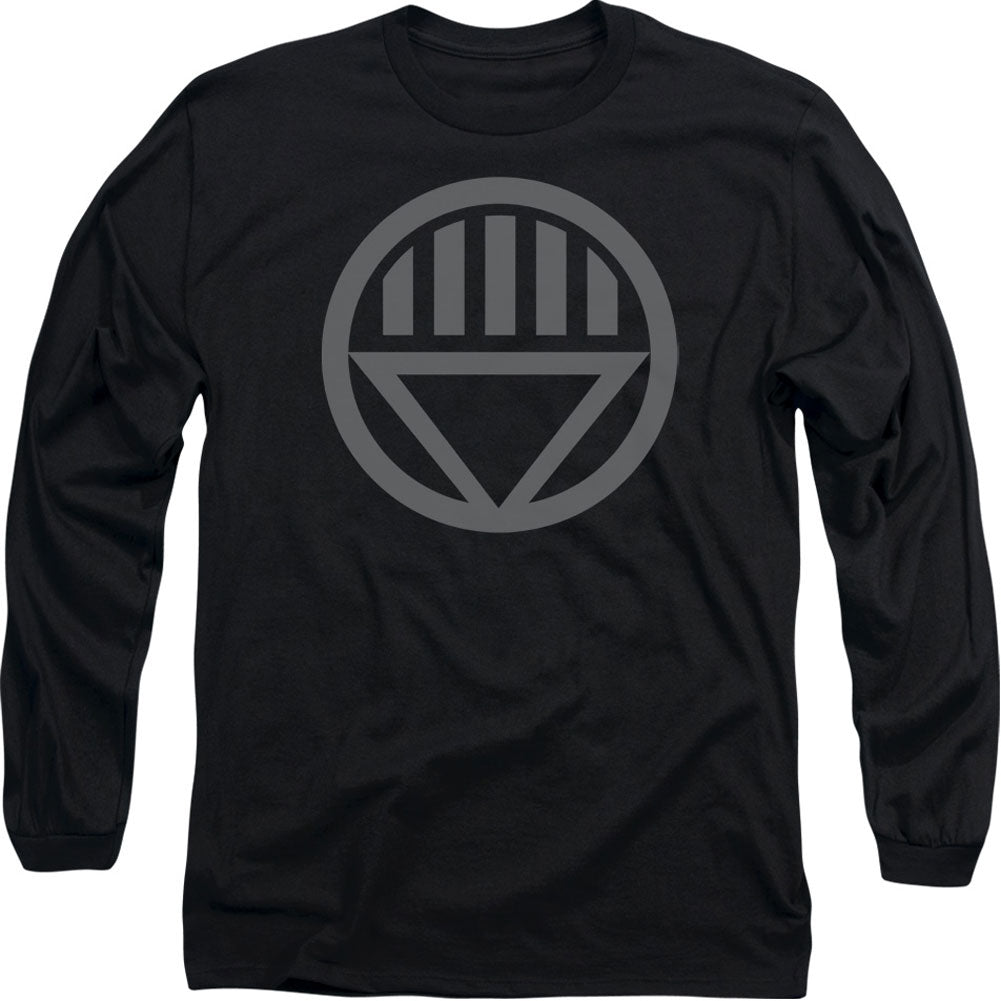 Green Lantern Grey Emblem Long Sleeve Front