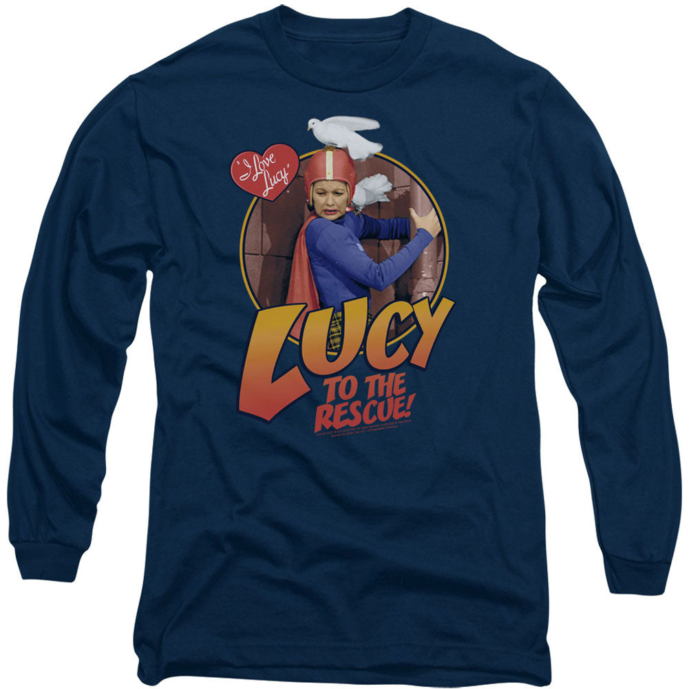 I Love Lucy To The Rescue Long Sleeve Front