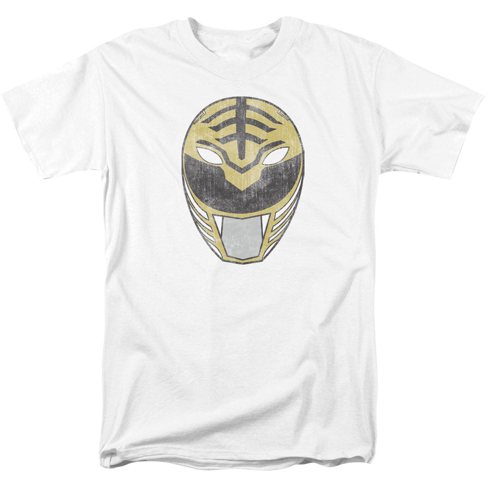 Power Rangers White Ranger Mask T-shirt