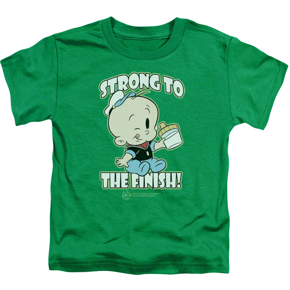 Popeye Strong To The Finish Childrens T-shirt