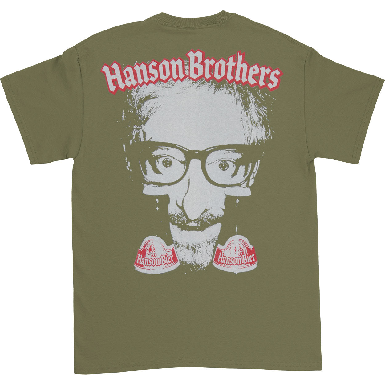 Hanson Brothers Bottles T-shirt Back
