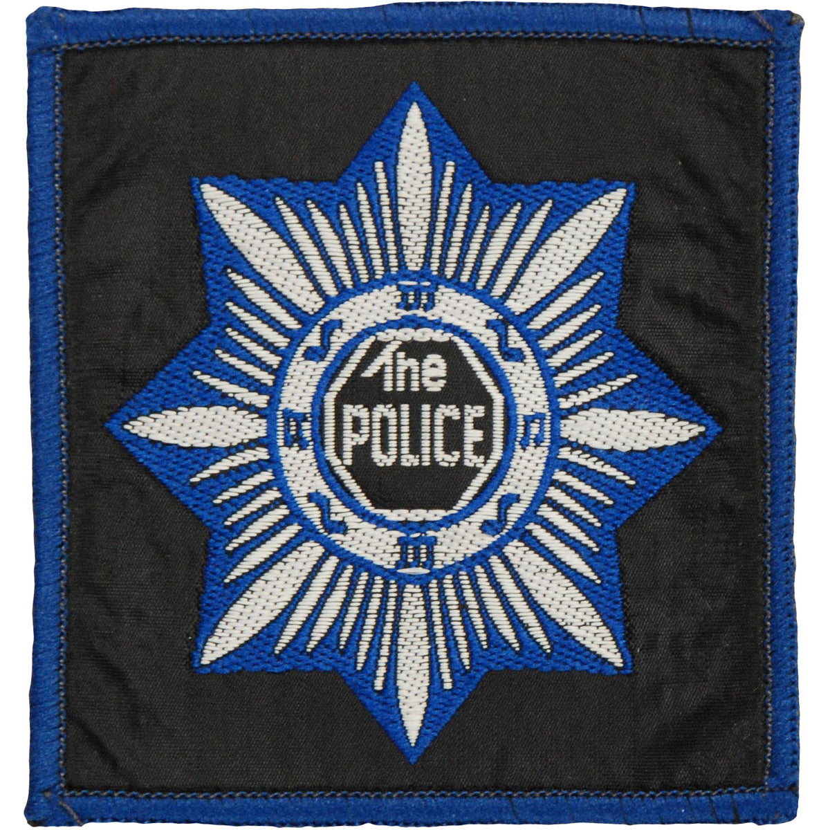 Police Badge Screen Printed Patch Front