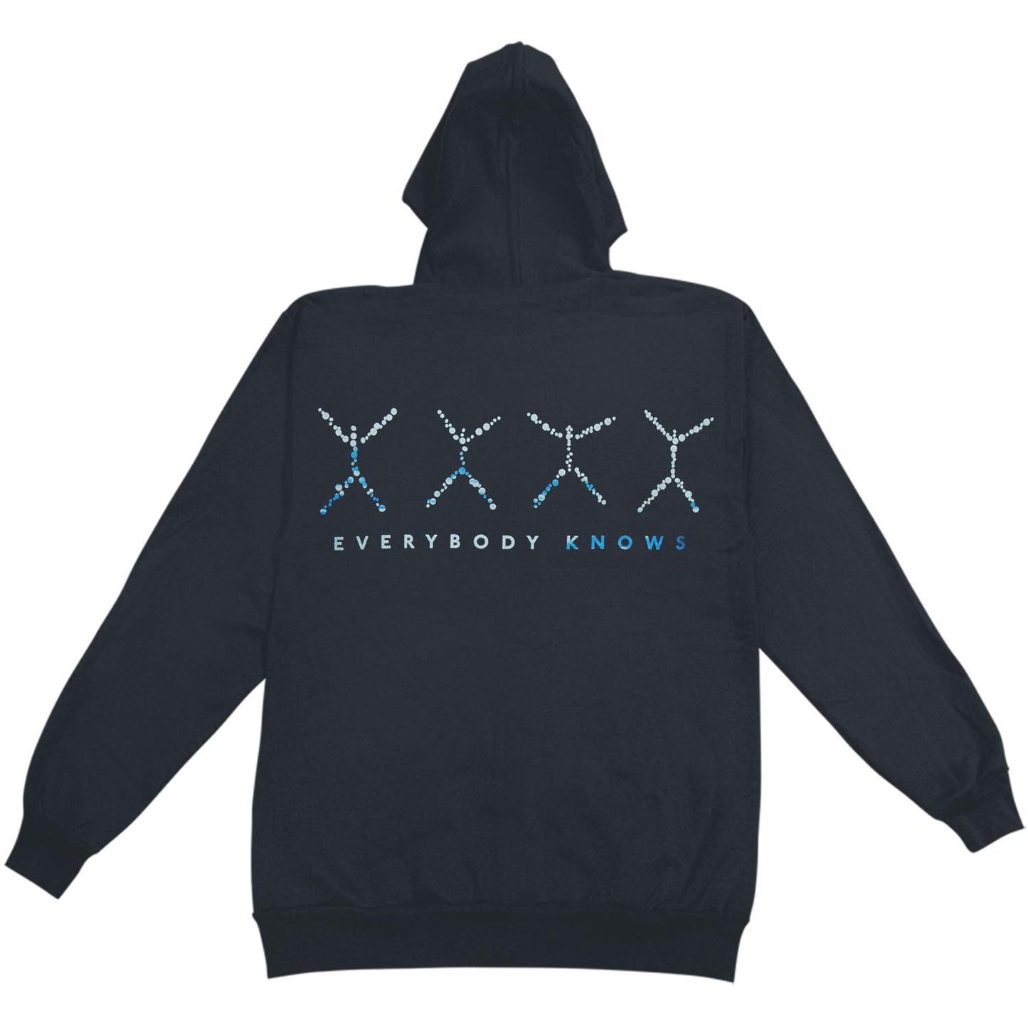 Young Gods XXXY Zippered Hooded Sweatshirt Back