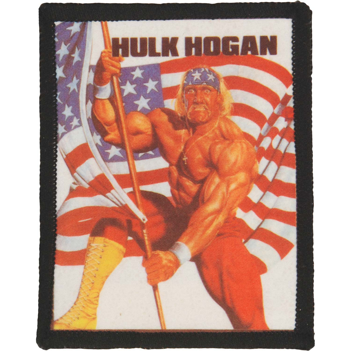 WWF Hulk Hogan 2 Photo Patch Front