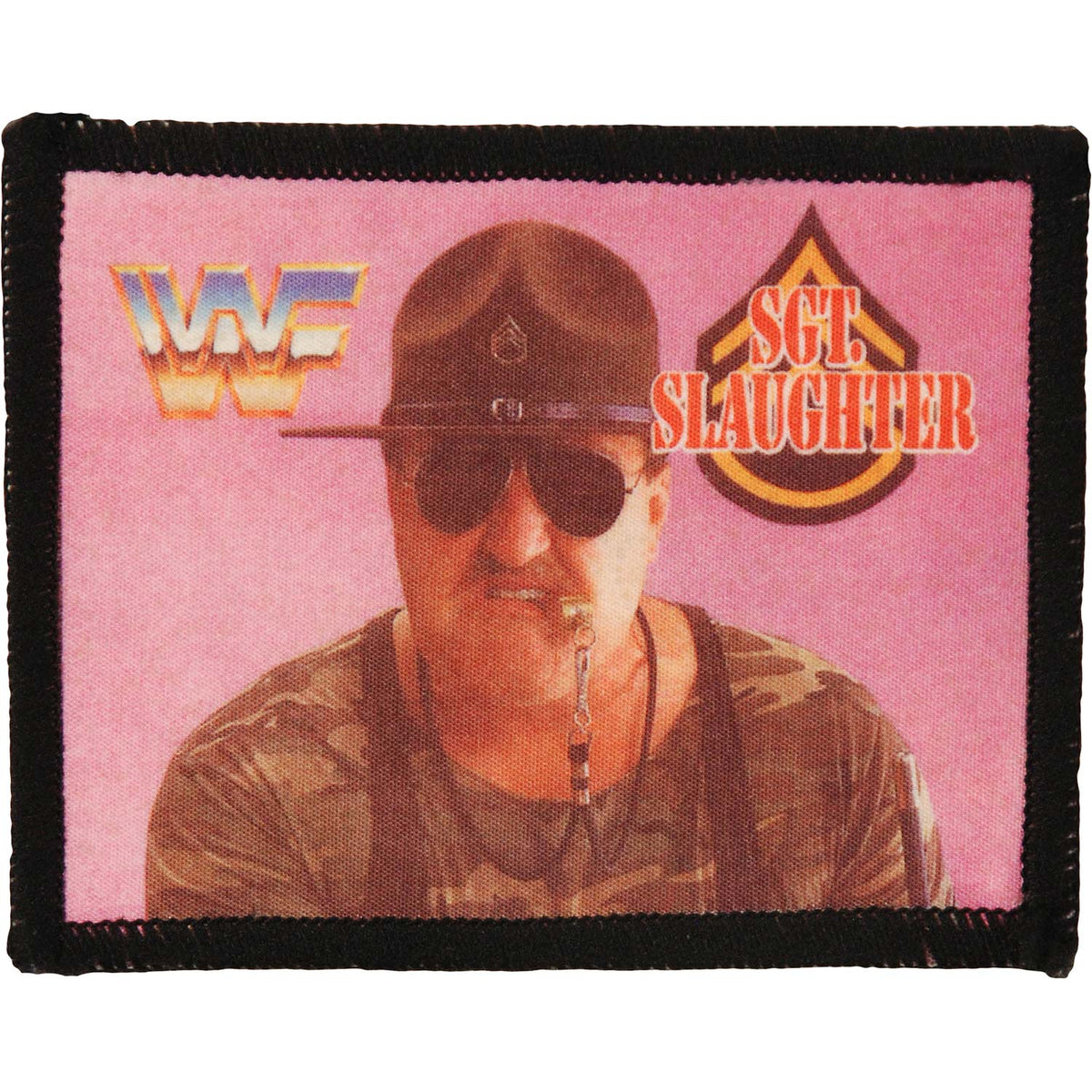 WWF Sgt. Slaughter 1 Photo Patch Front