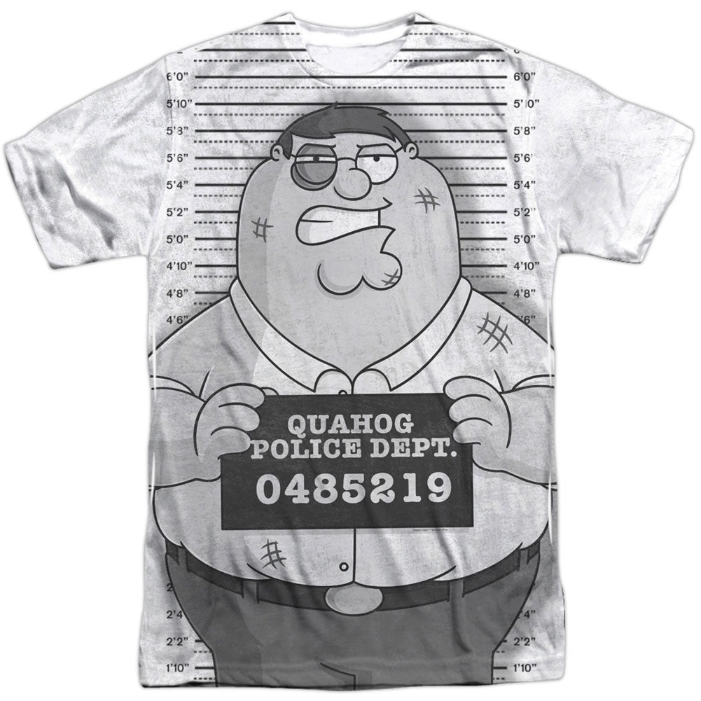 Family Guy Mug Shot Sublimation T-shirt