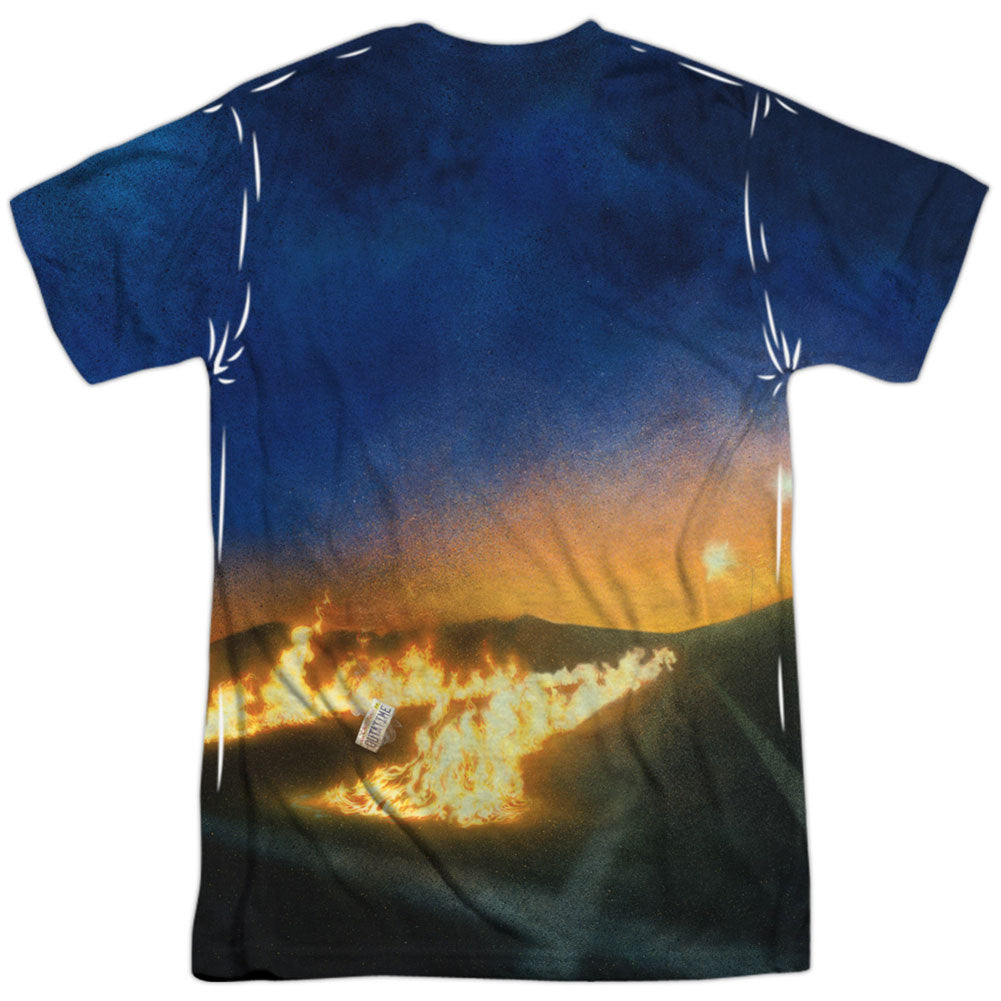 Back To The Future Movie Poster Sublimation T-shirt