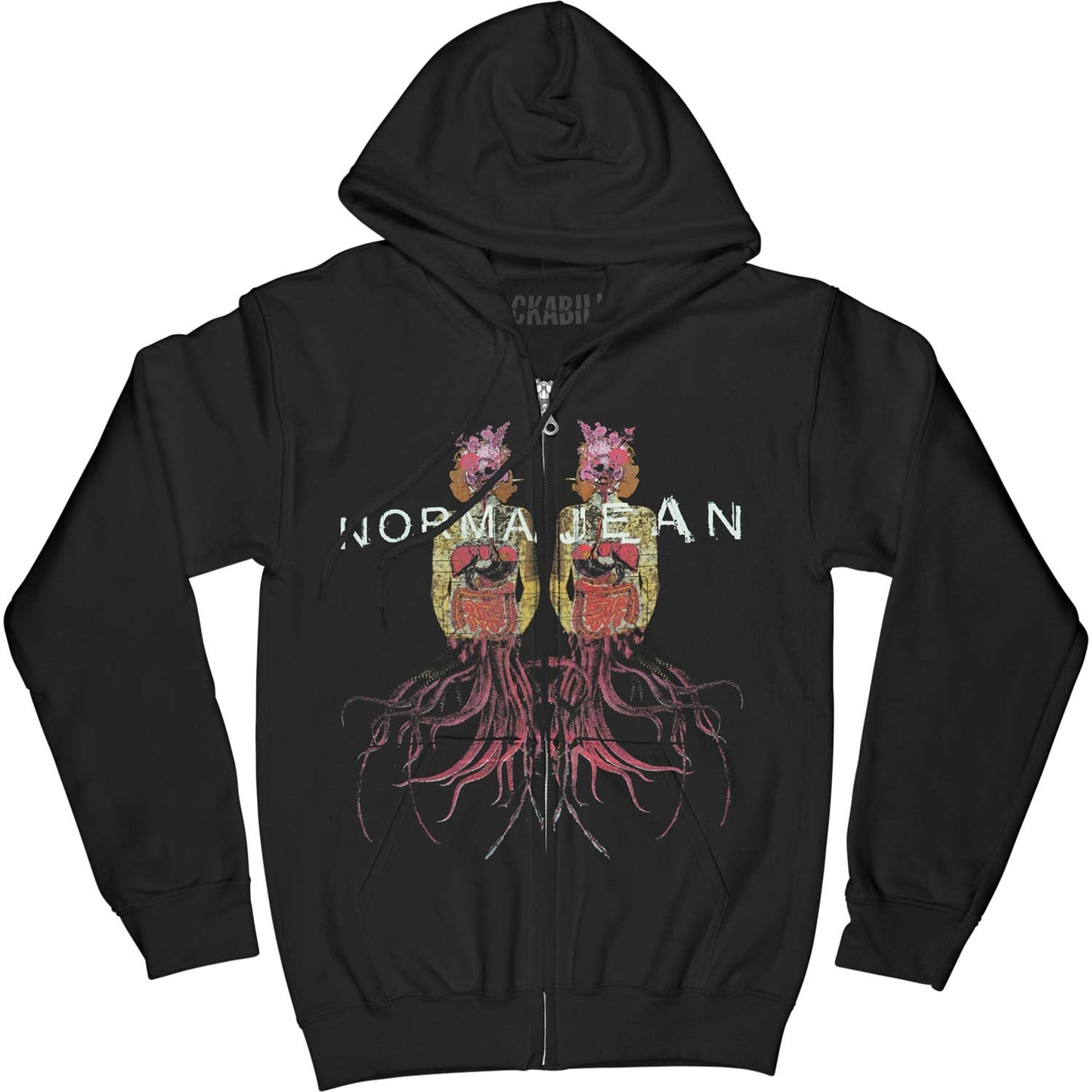 Squid Zipper Hoodie Zippered Hooded Sweatshirt