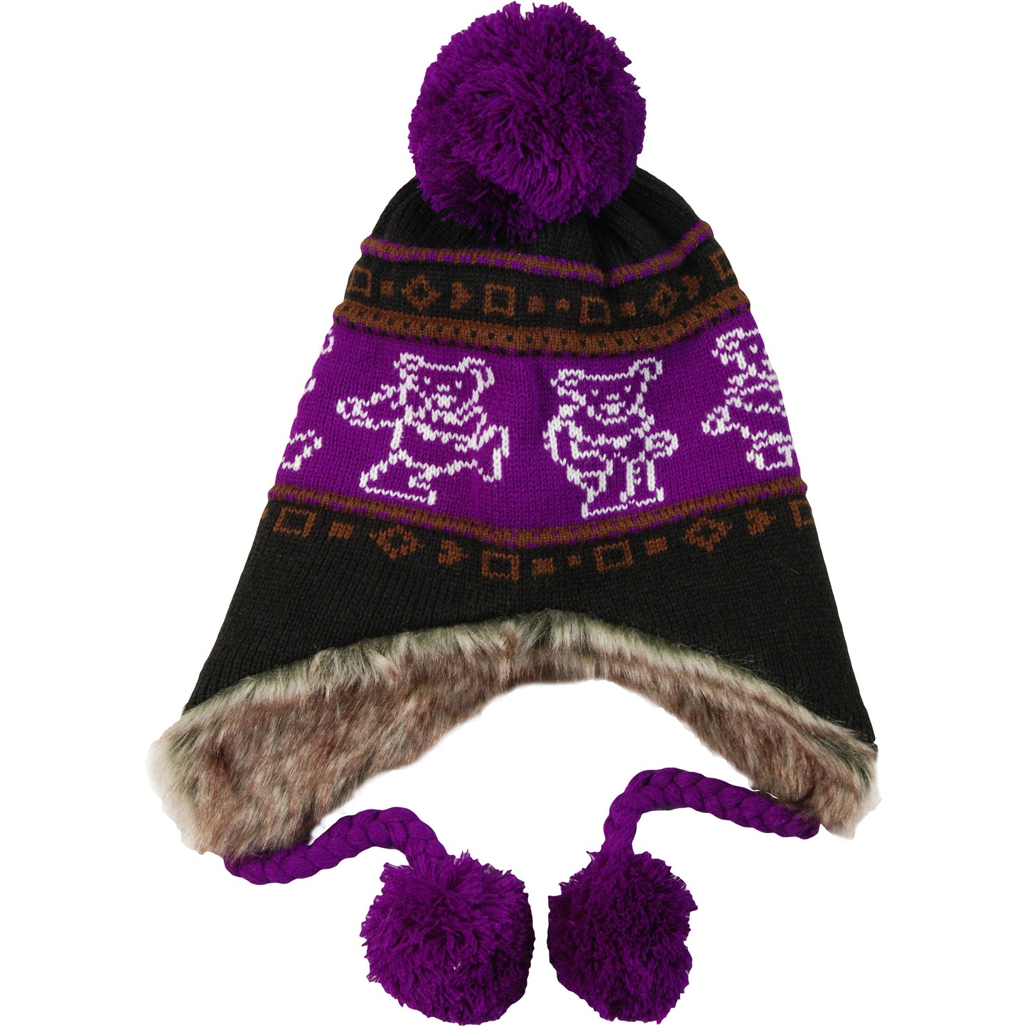 Grateful Dead Dancing Bears Beanie Front
