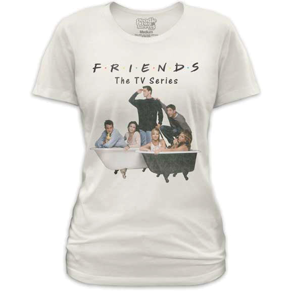 Friends Bathtub Party Junior Top Front