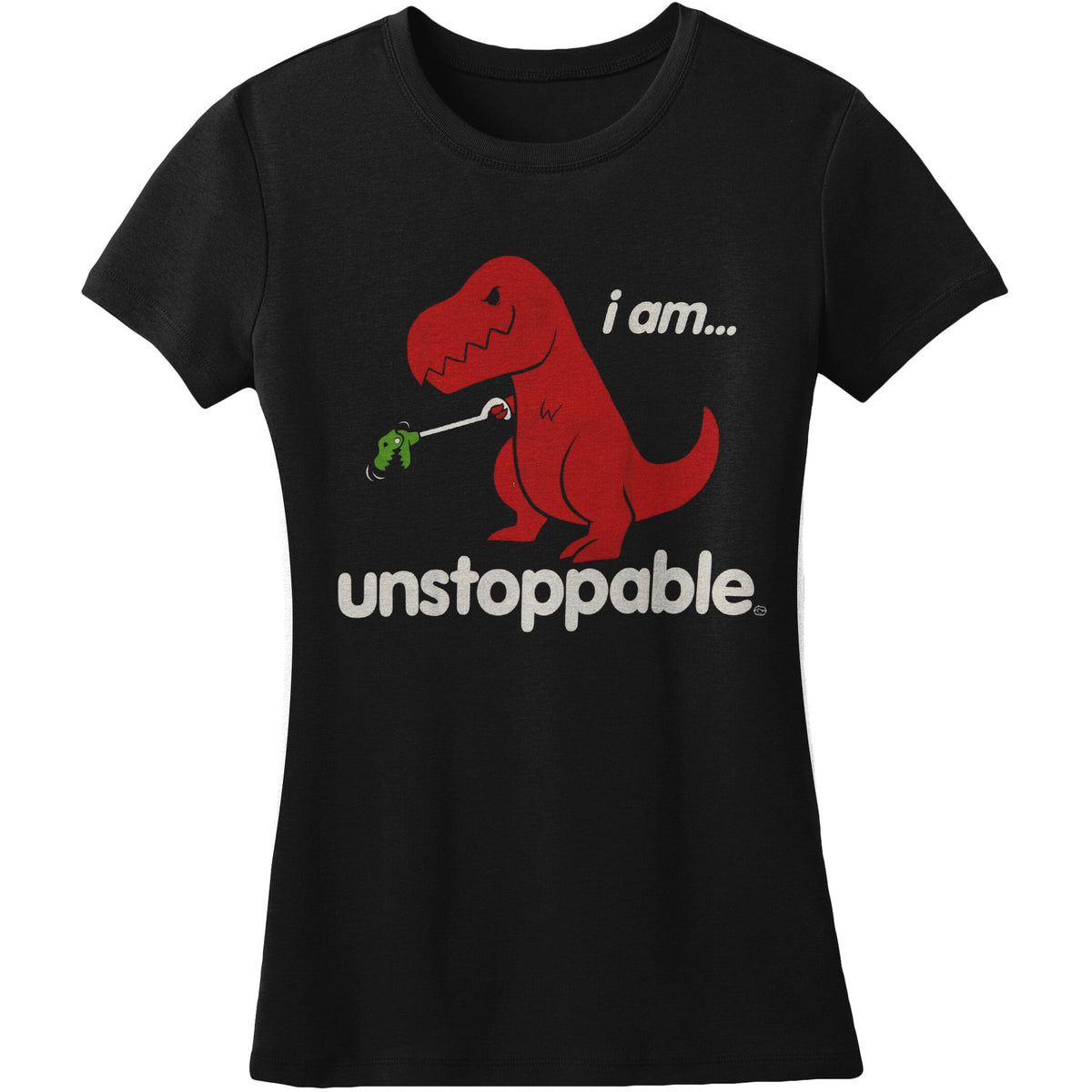 Humor Unstoppable Dino T-shirt Front