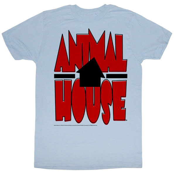 Animal House Tilted House T-shirt Front