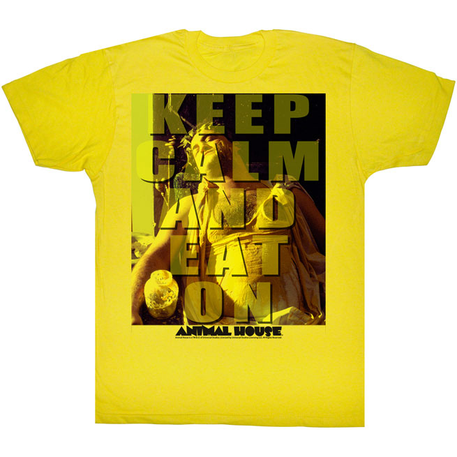 Animal House Eat On T-shirt Front
