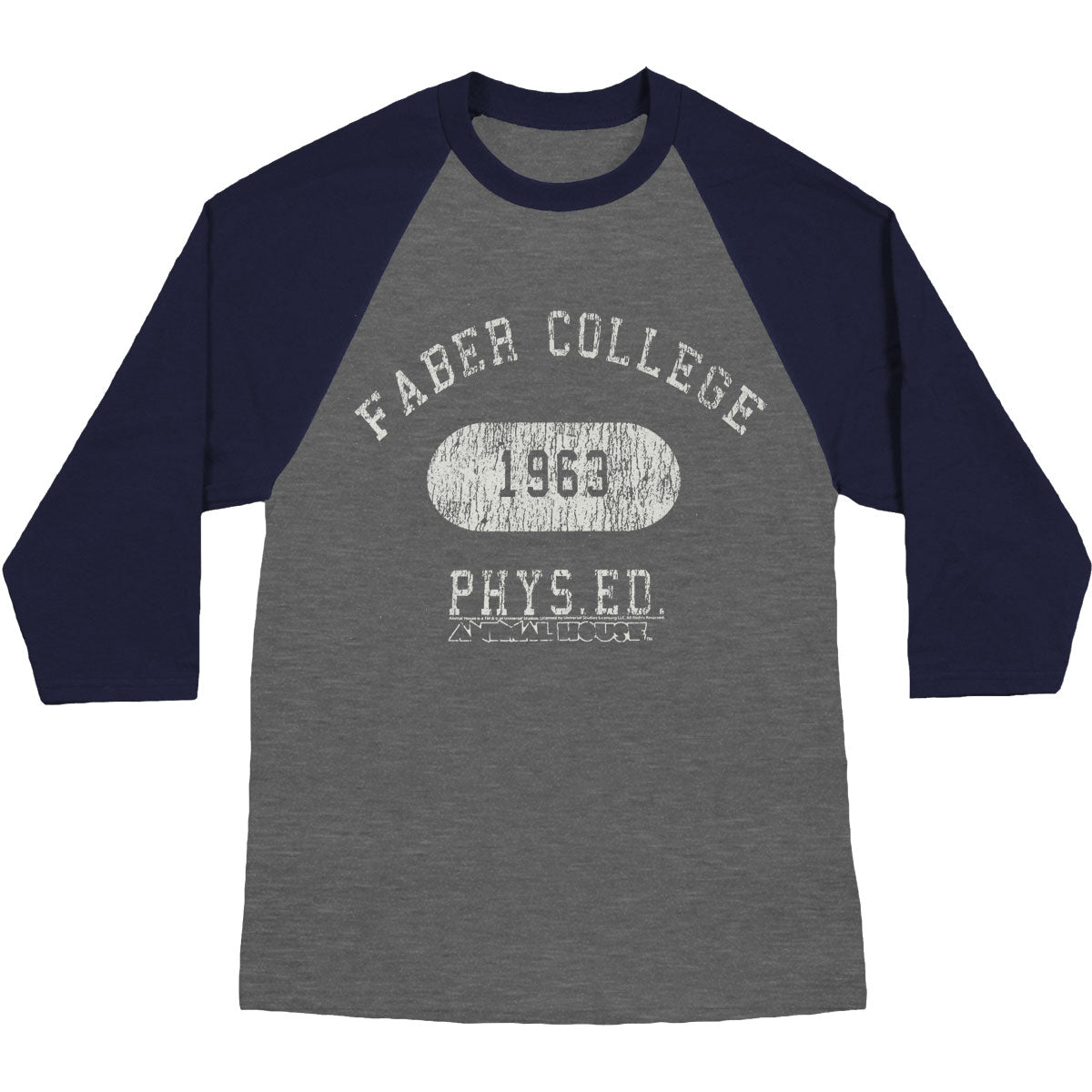 Animal House Faber Phys ED Baseball Jersey Front