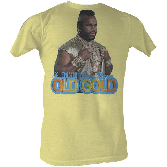 Mr. T Old Gold T-shirt Front