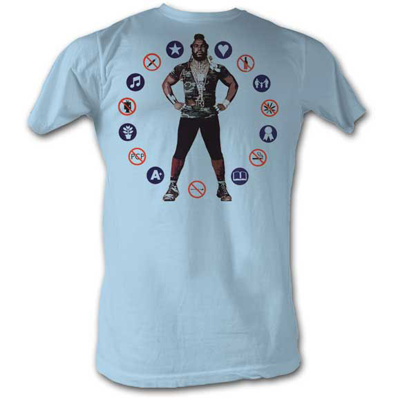 Mr. T No Way Sucka T-shirt Front