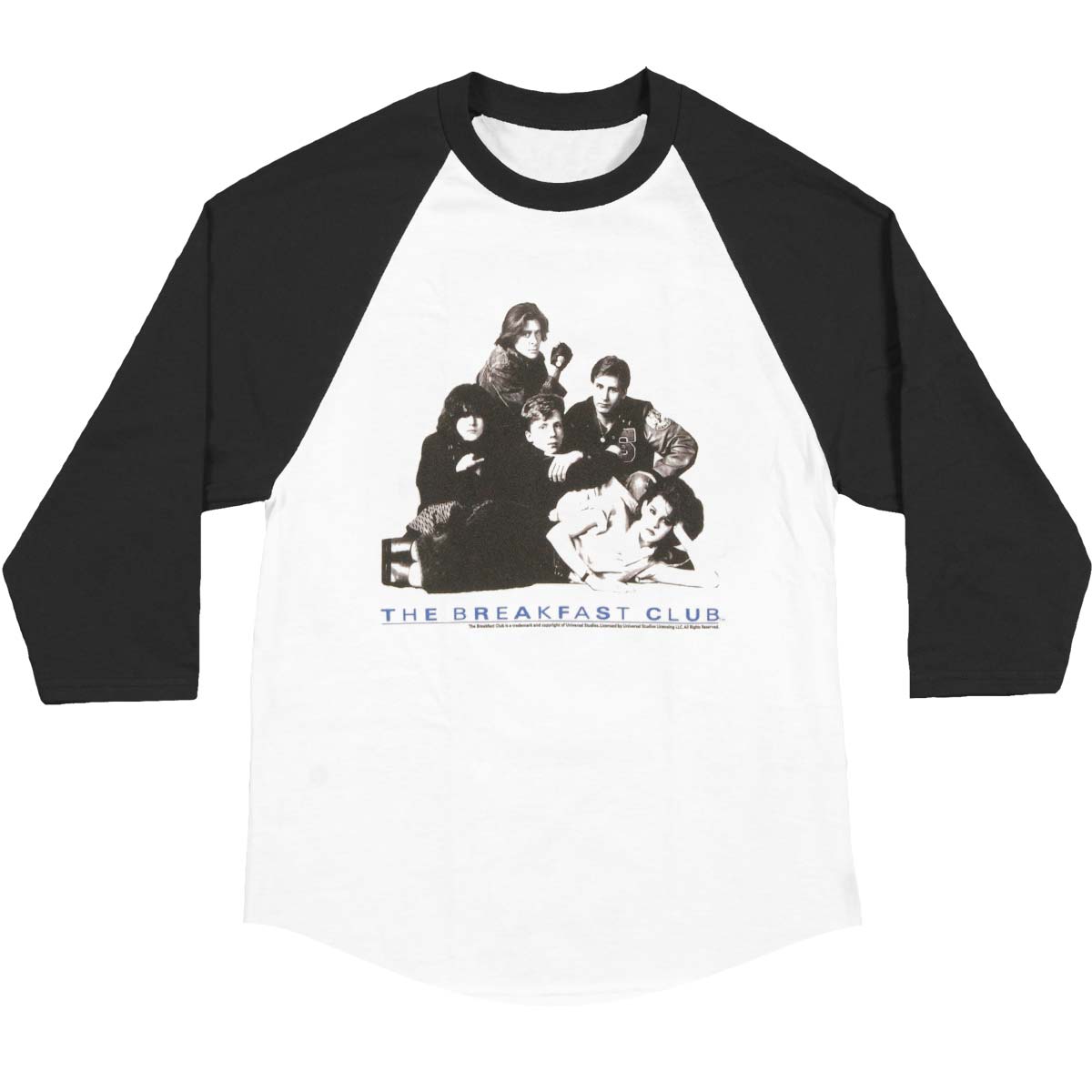 Breakfast Club Group Baseball Jersey Front