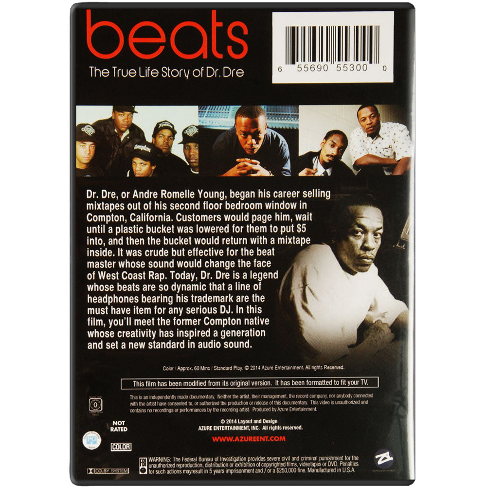 Dr. Dre Beats DVD Back