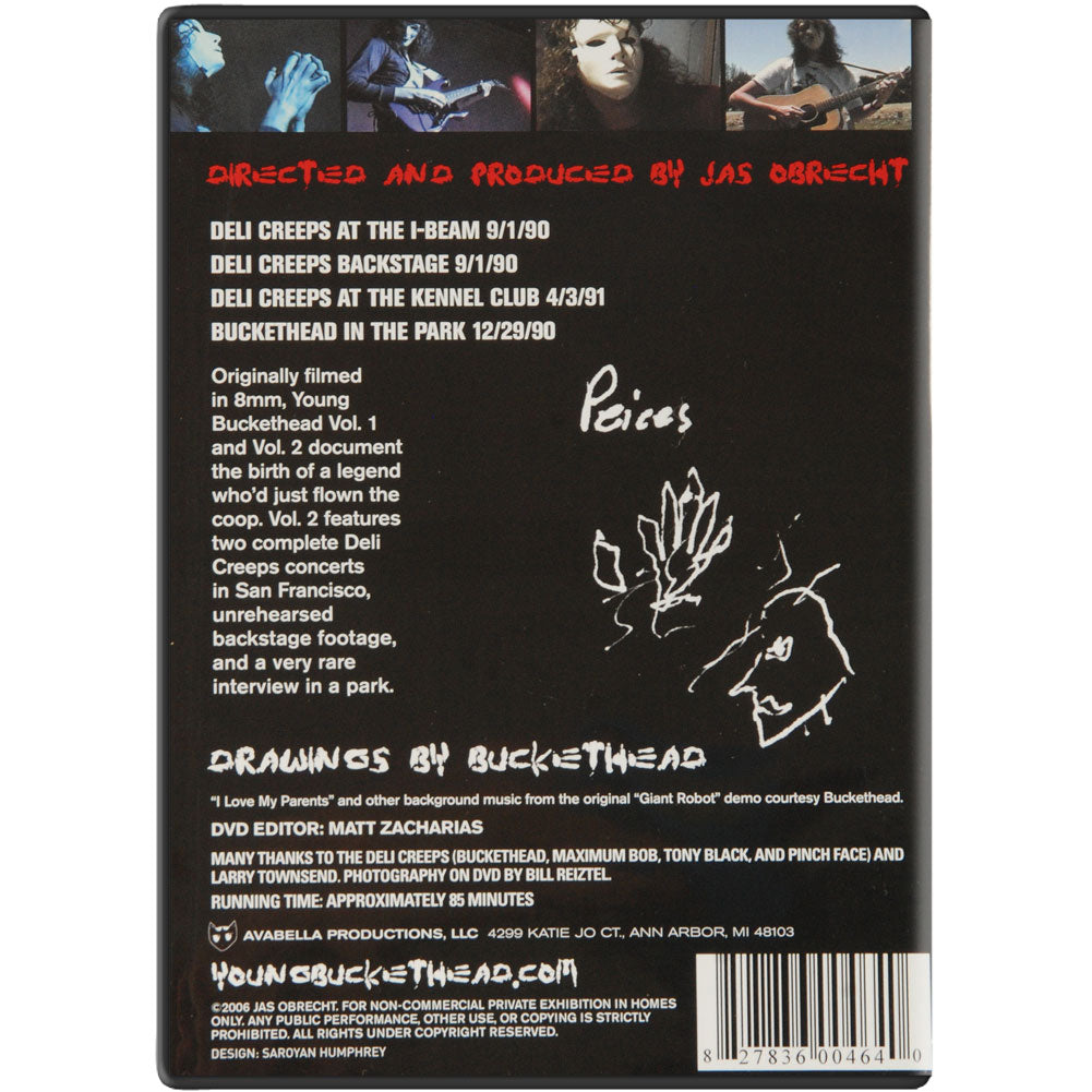 Young Buckethead, Vol. 2 DVD Back