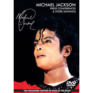 Michael Jackson Press Conferences and Store Signings DVD
