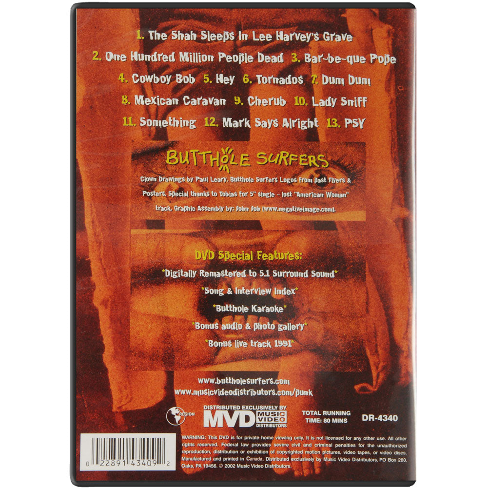 Butthole Surfers Blind Eye Sees All DVD