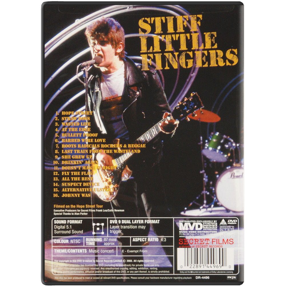 Stiff Little Fingers Handheld and Rigidly Digital DVD