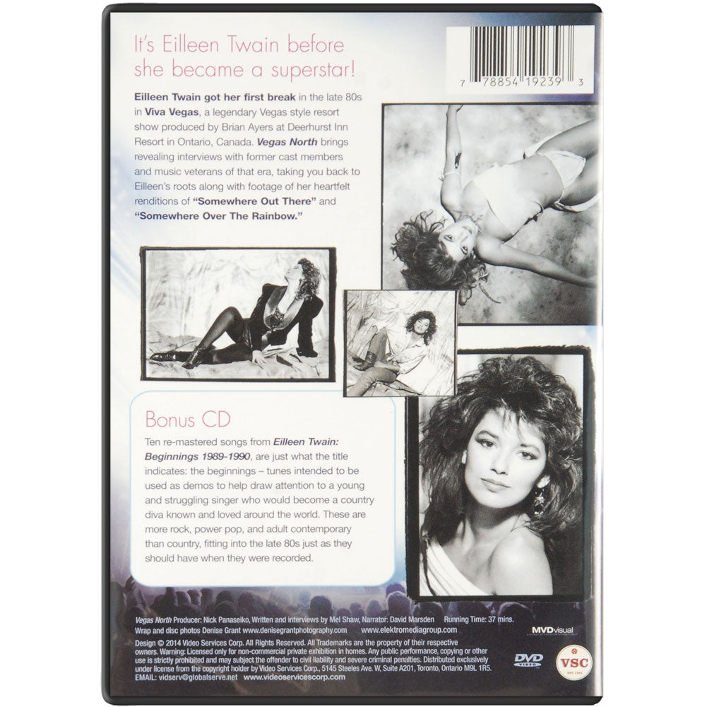 Shania Twain The Discovery Of Eilleen Twain DVD Back