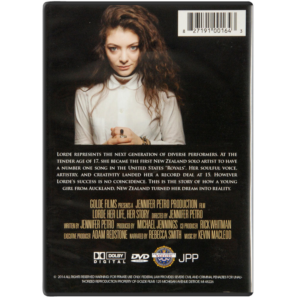 Lorde Her Life, Her Story DVD
