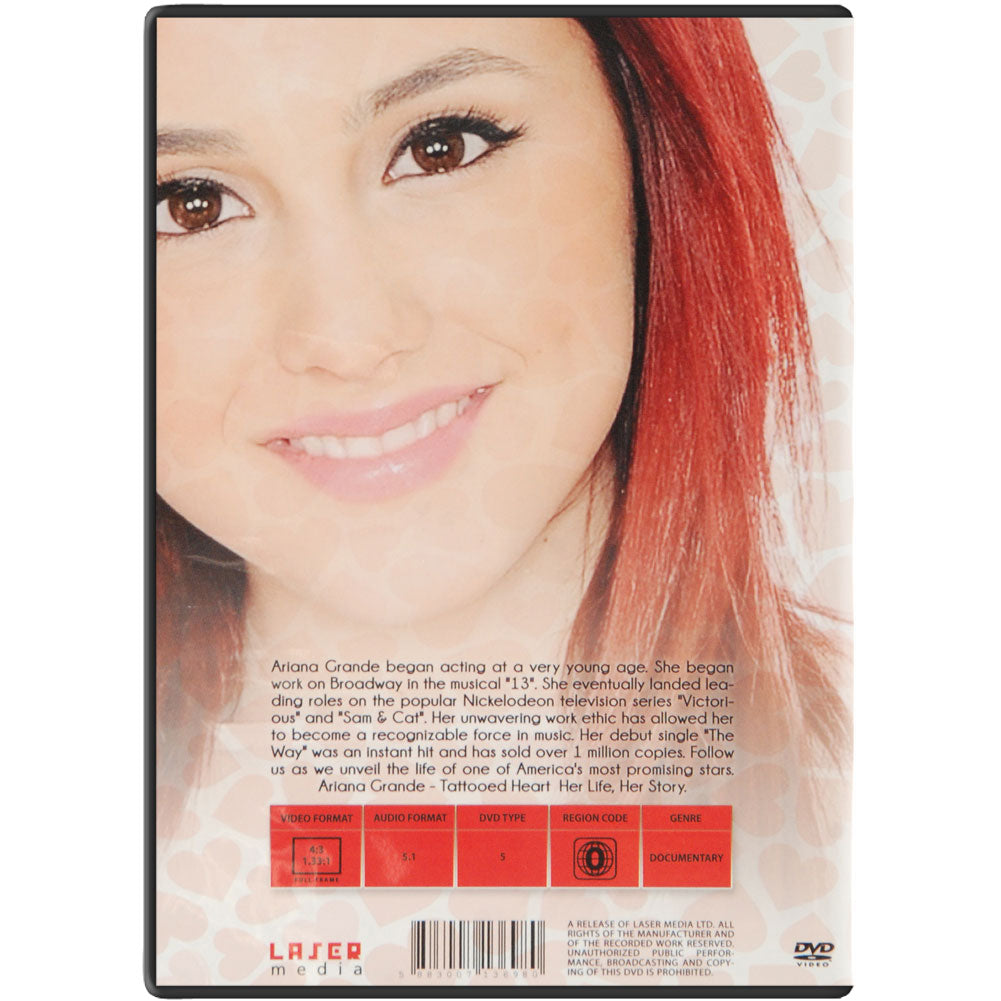 Ariana Grande Tattooed Heart DVD