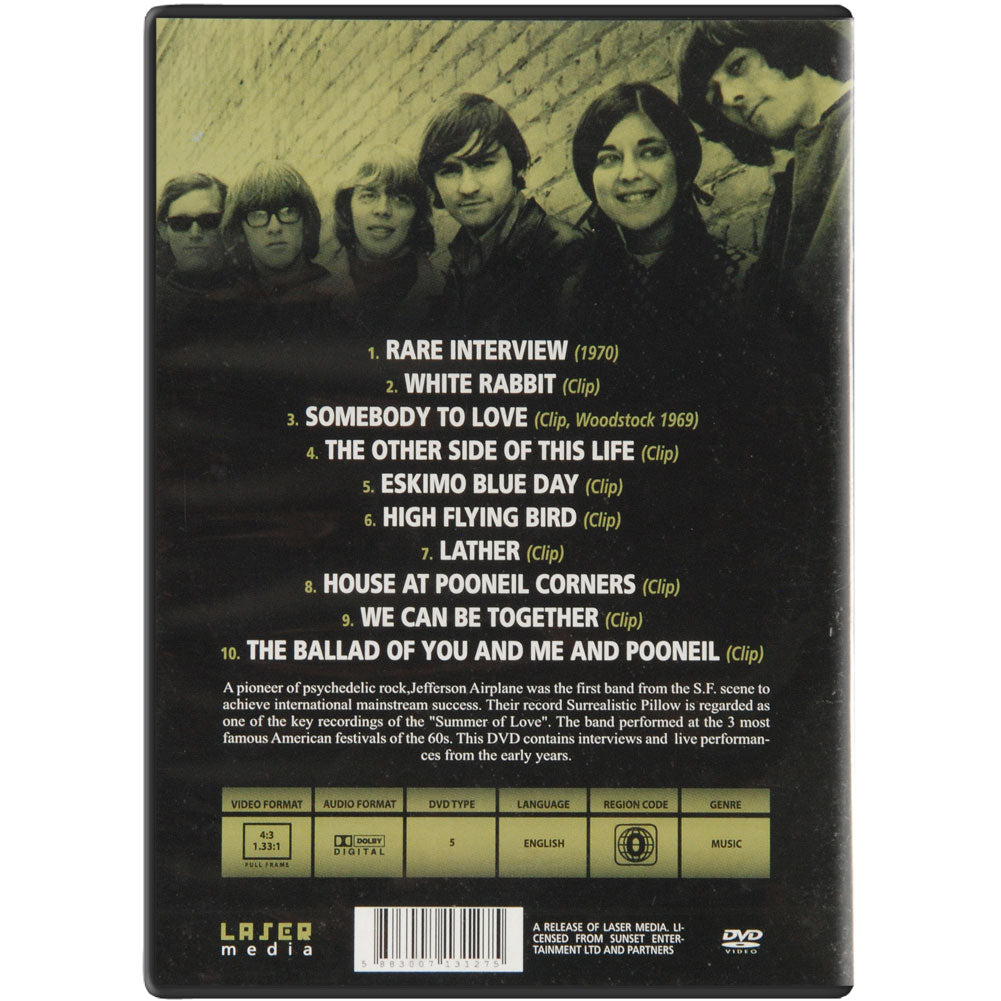 Jefferson Airplane Somebody To Love: The Music Story Of DVD