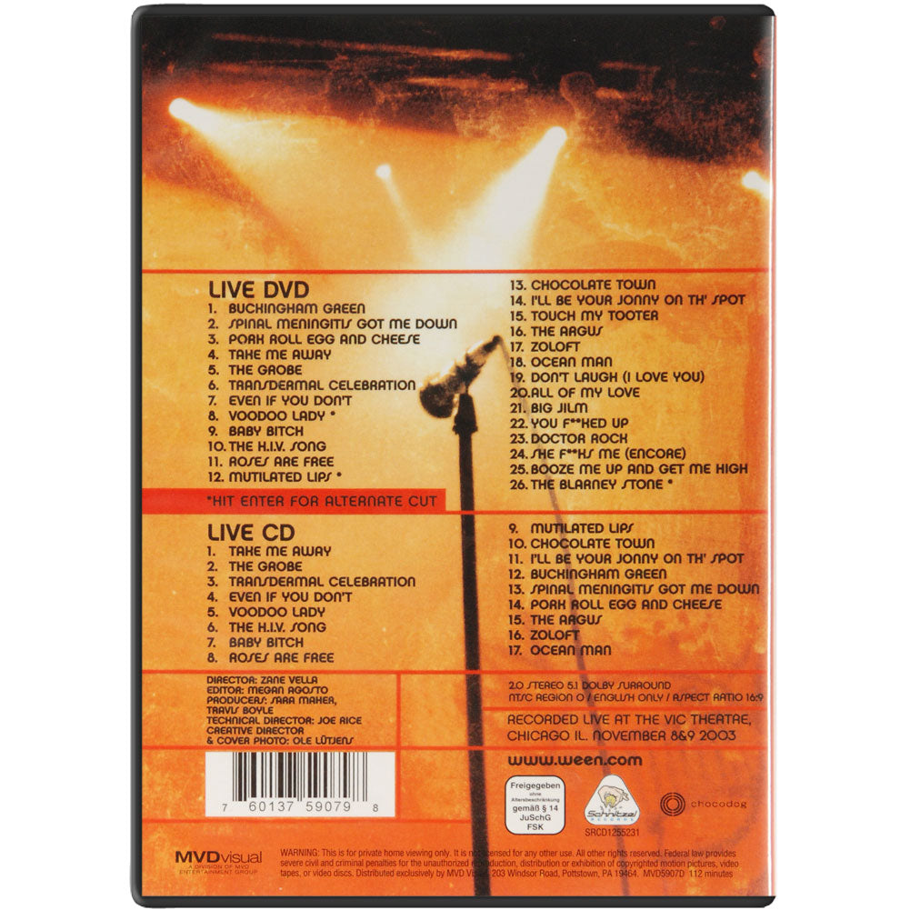 Ween Live In Chicago DVD