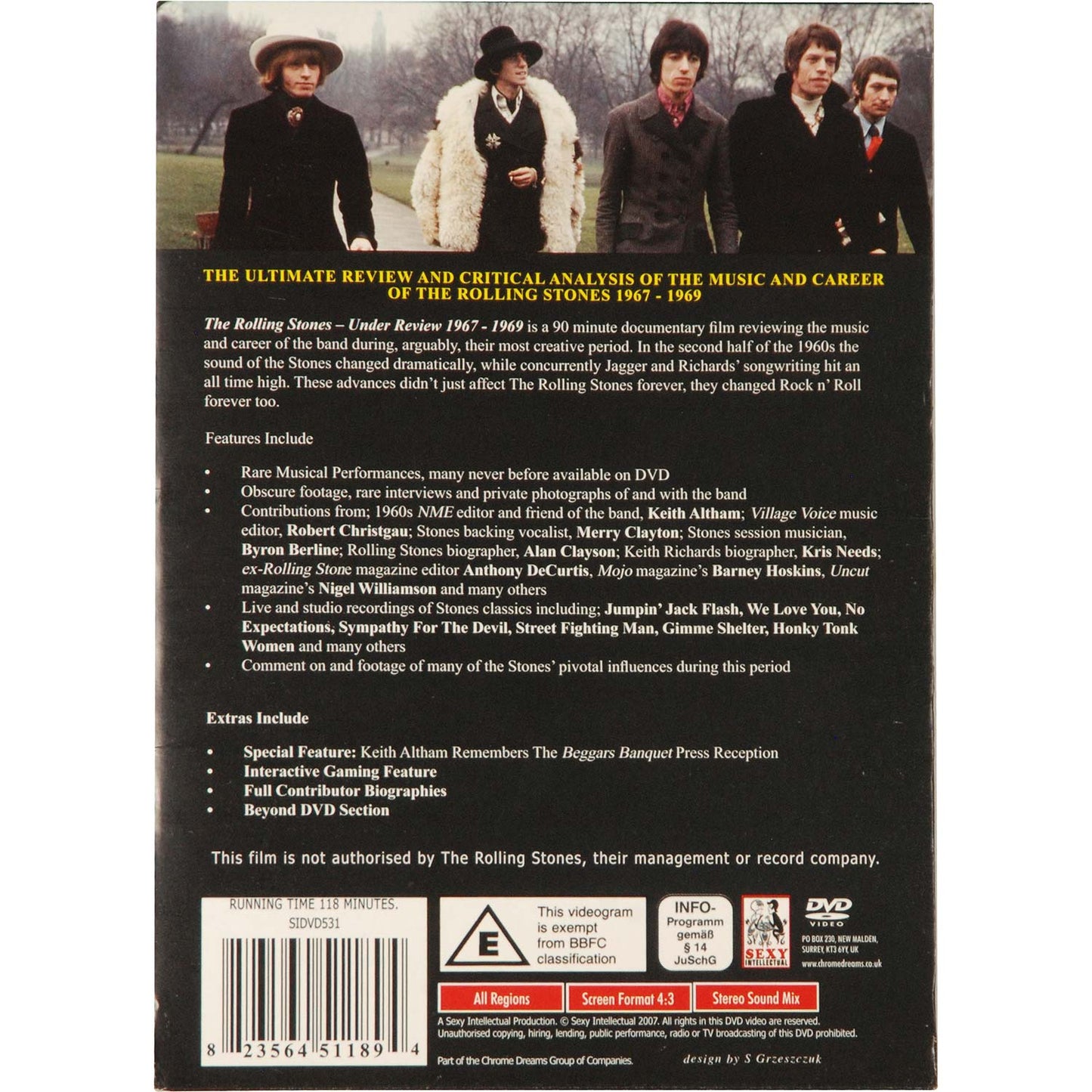 Rolling Stones Under Review: 1967-1969 DVD