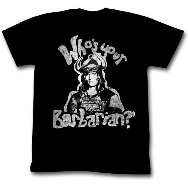 Conan Whos Your Barbarian Slim Fit T-shirt Front