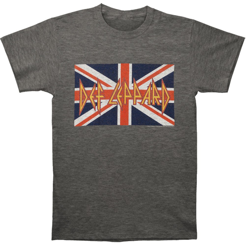 Def Leppard Flag Slim Fit T-shirt Front