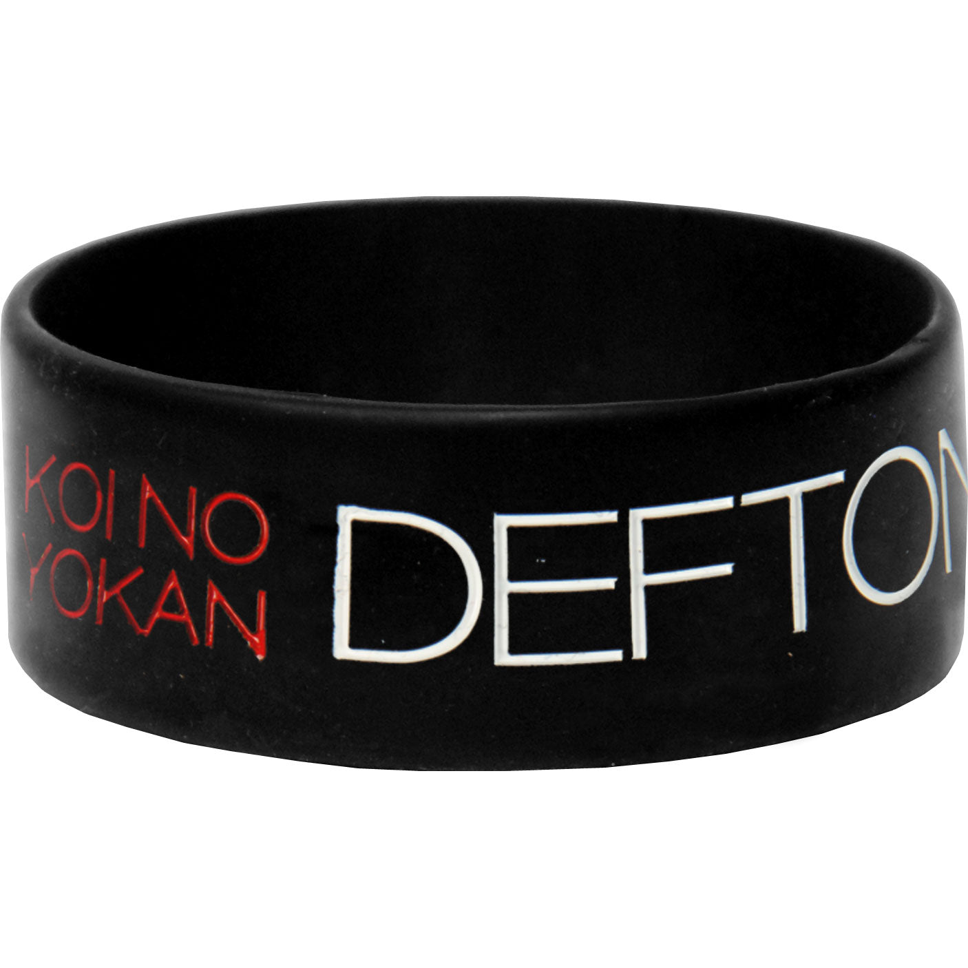Deftones Koi No Yokan Rubber Bracelet Front
