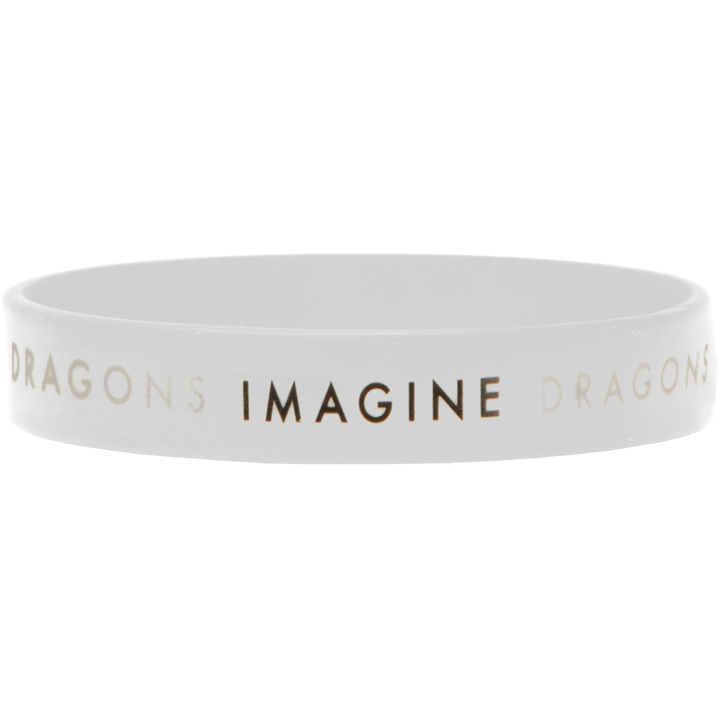Imagine Dragons Logo Rubber Bracelet Front
