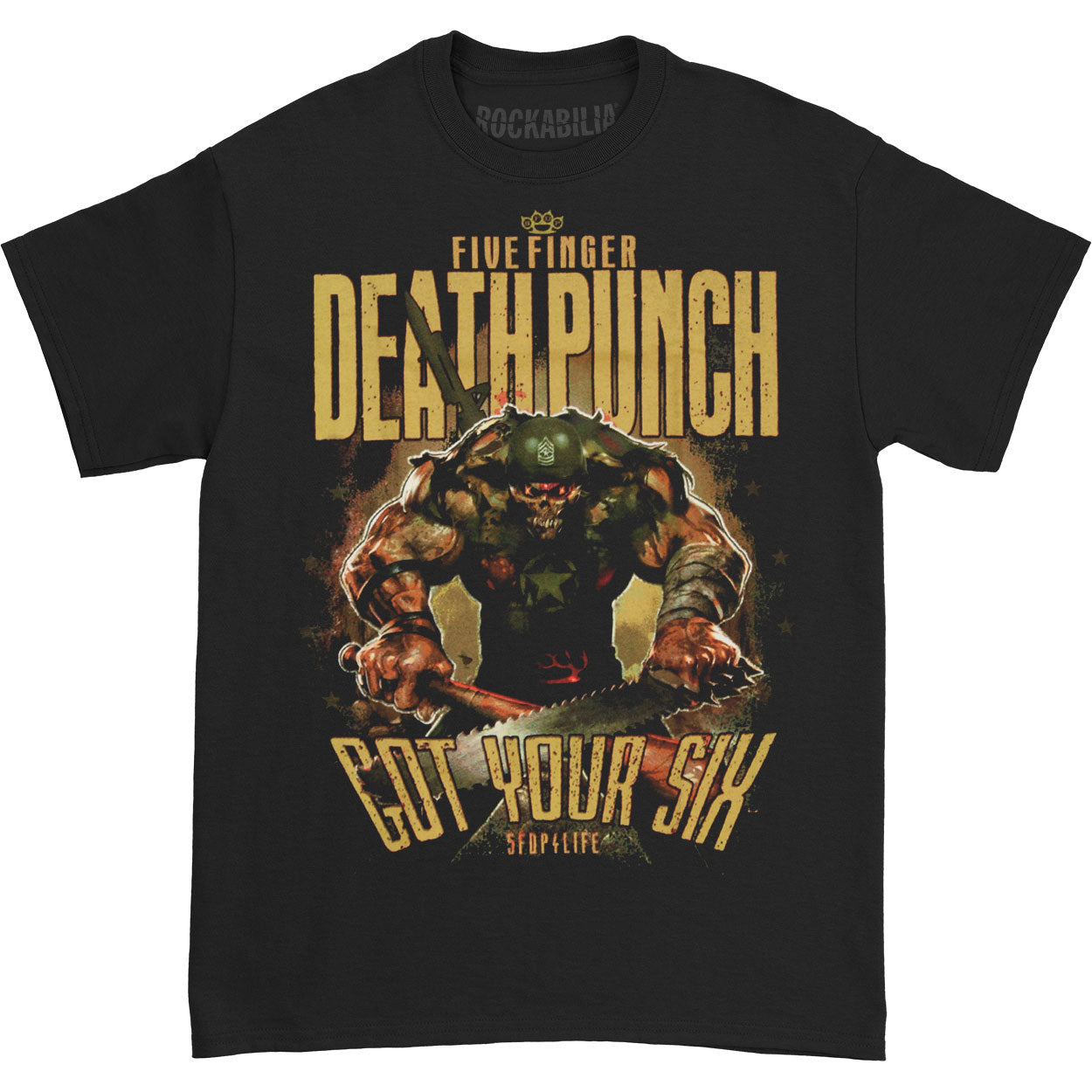 Five Finger Death Punch Sgt. Major T-shirt Front