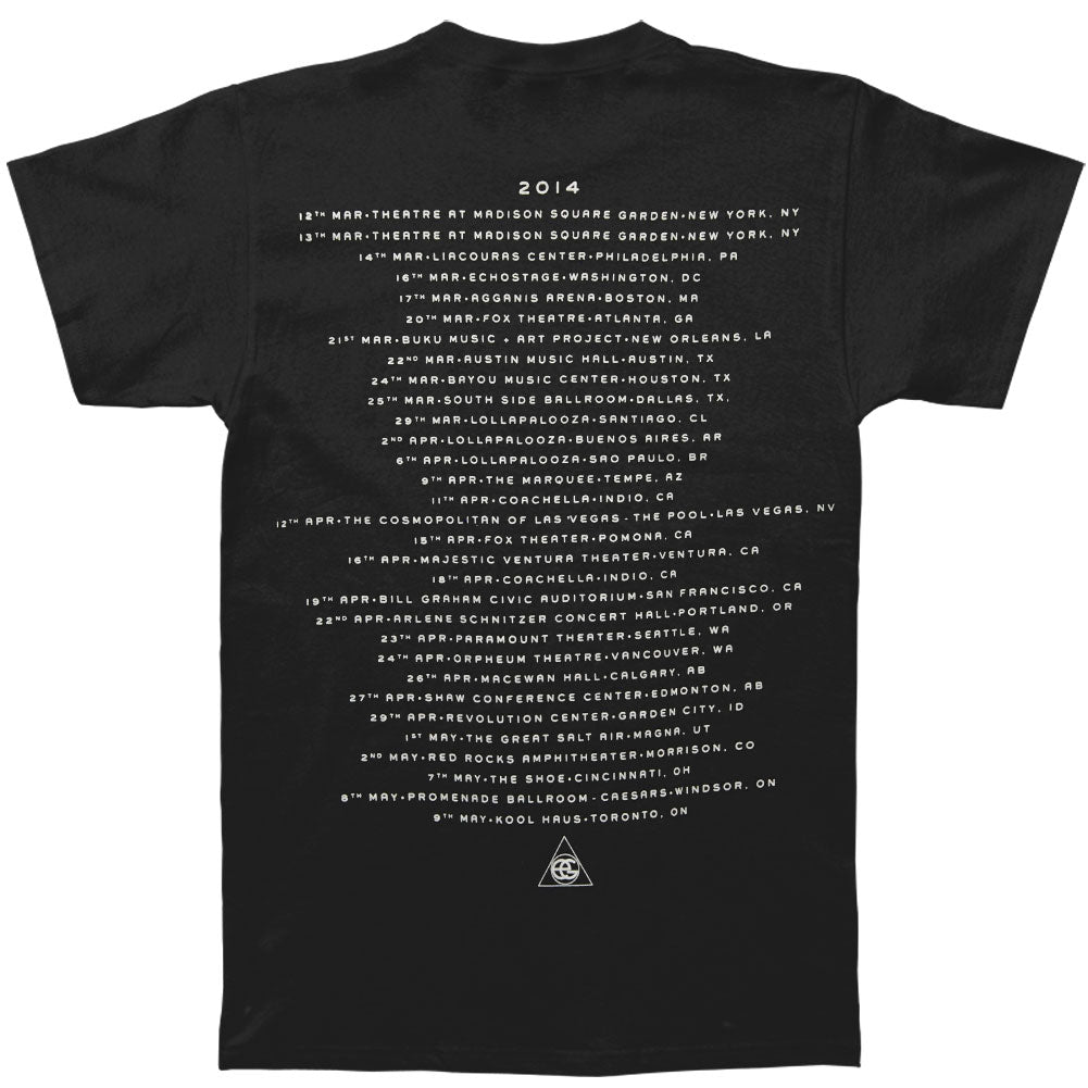 Ellie Goulding Triangle 2014 Tour T-shirt Back