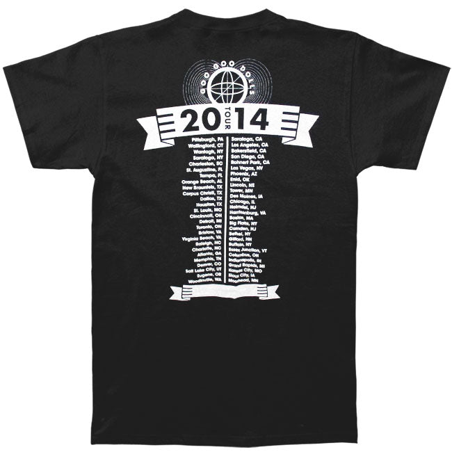 Goo Goo Dolls Circles 2014 Tour Slim Fit T-shirt Back