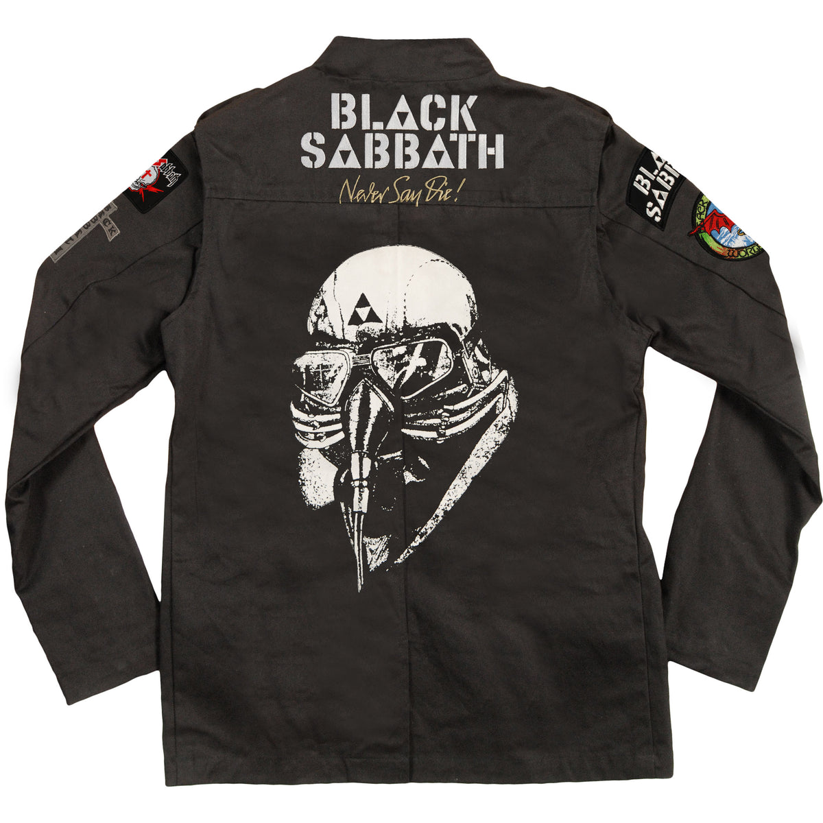 Black Sabbath Army Jacket Back