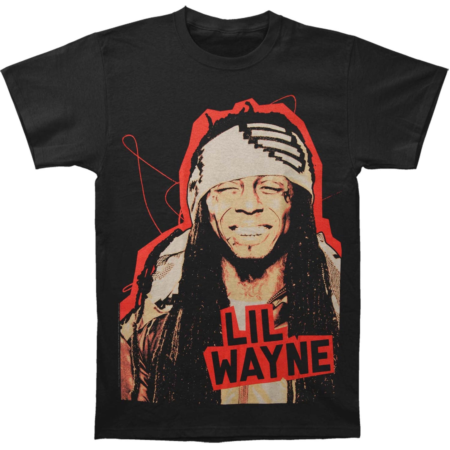 Lil Wayne Cut Out Slim Fit T-shirt Front