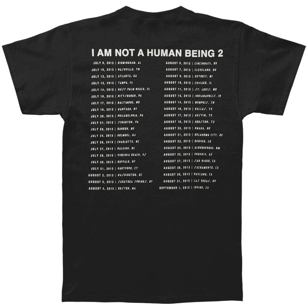 Lil Wayne I Am Not A Human Being 2 Album Art Slim Fit T-shirt Back