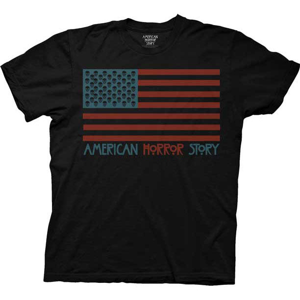 American Horror Story Skull Flag T-shirt Front
