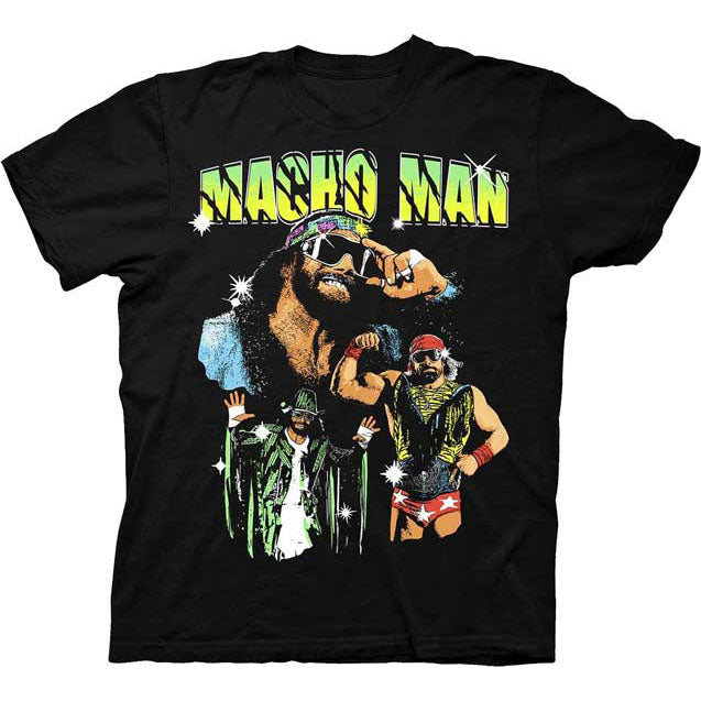 Macho Man Collage Slim Fit T-shirt