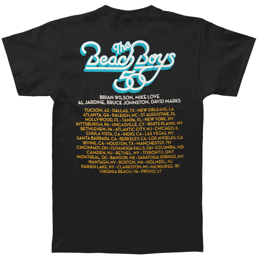 Beach Boys 50th Anniversary Tour T-shirt Back