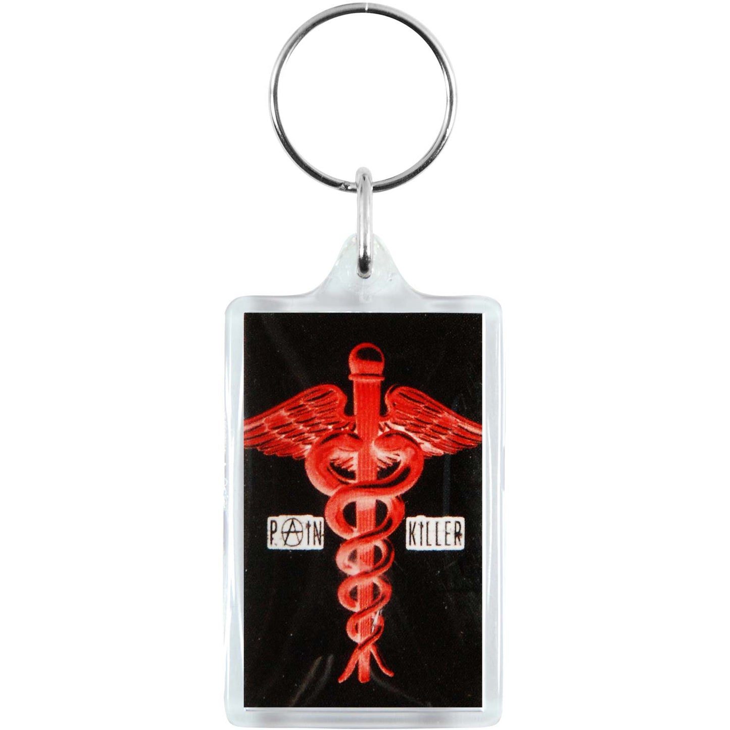 Three Days Grace Pain Killer Plastic Key Chain Back