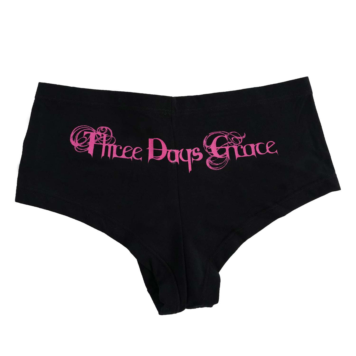 Three Days Grace Slash Logo Booty Shorts Back
