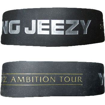 Young Jeezy Hustlerz Ambition Rubber Bracelet Front