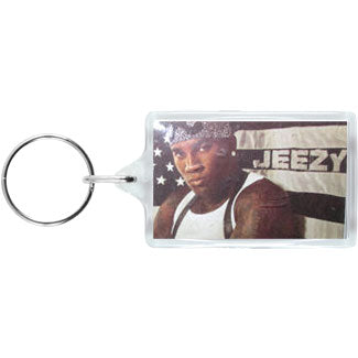Young Jeezy Stars & Stripes Plastic Key Chain